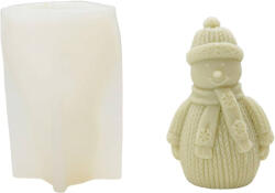  Sapkás hóember szilikon öntőforma