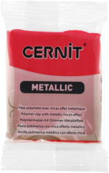 Cernit süthető gyurma, metál, 56g - piros