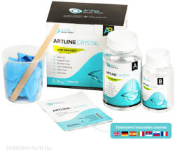  Artline Crystal Epoxy Resin készlet - kisebb öntvényekhez - 0, 3 kg