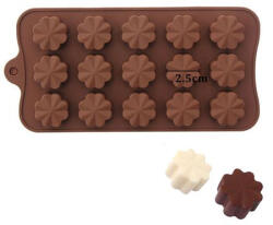  Virág szilikon forma - 15 részes