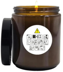  96 db gyertya biztonsági matrica - használatra vonatkozó