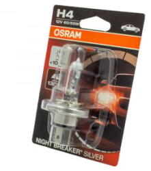 OSRAM , Night Breaker Silver +100% izzó - H4 - P43t - 12V - 60/55W - 1db (3064193NBS01B) (3064193NBS01B)