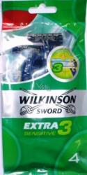 Wilkinson Extra 3 Sensitive eldobható borotva 3 penge 4 db (420A)