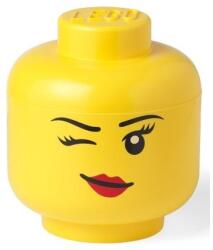 LEGO® S-es méretű LEGO® tárolódoboz fej - whisky (SL40311727akcia)