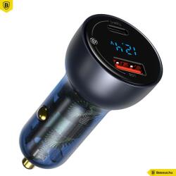 Baseus CCKX-C0A Univerzális Fekete, Kék Szivargyújtó Gyorstöltés Automatikus (CCKX-C0G)
