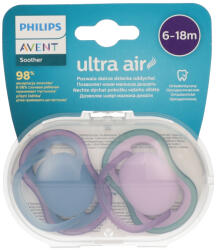Philips Ultra Air játszócumi 6-18 hónapos korig /lány - 2 db