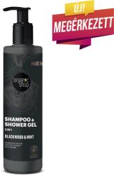 Organic Shop Men 2 in 1 sampon és tusfürdõ tölgyfakéreg kivonattal és mentával 280ml