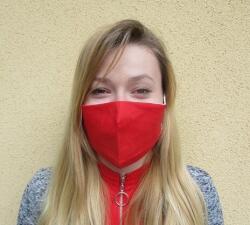 Mosható Maszk Pamut Szájmaszk Piros Női