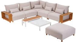Mirpol KALEM moduláris kerti sarokgarnitúra bézs 5905610253028