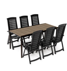 Keter Portico Large 6+1 szett kőris-grafit 260574_221068_6