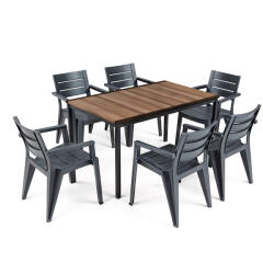 Keter Amari 6+1 szett dió-grafit 260568_246188_6