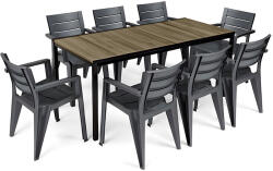 Keter Amari Large 8+1 szett kőris-grafit 260574_246188_8