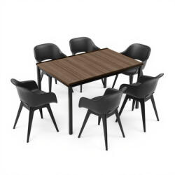 Keter Flora 6+1 szett dió-grafit 260568_238360_6