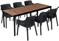 Keter Romen Large 6+1 szett dió-grafit 260576_247234_6