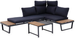 Mirpol NUVIO szett sötétkék párnákkal 5905610255817