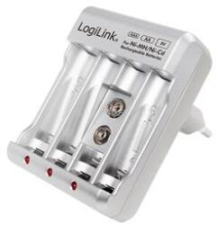 LOGILINK akkumulátortöltő Ni-MH/Ni-Cd AA/AAA/9V akkumulátorokhoz (LOGILINK_PA0168) (LOGILINK_PA0168)