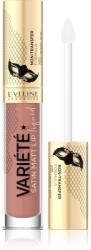Eveline Cosmetics Variété течно червило с матиращ завършек цвят 01 Caramel Cake 4, 5ml
