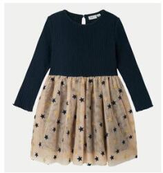 NAME IT Lányka ruha, Name It, 304648915, Biopamut/Újrahasznosított poliészter, 86 CM, Kék (0000304648915_86)