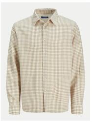 JACK & JONES Férfi ing, Jack and Jones, 304376900, Pamut, M INTL, Bézs (0000304376900_M)