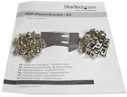 StarTech 8U falra szerelhető fém szekrény, fekete, 19 (S7770873)