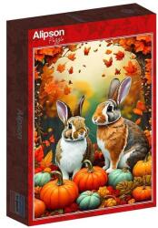 Alipson Puzzle 500 db-os puzzle - Autumn Bunnies (50126) (50126)