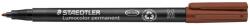 STAEDTLER Lumocolor 317 M OHP alkoholos marker, 1 mm, barna