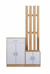  Furiani Előszobafal - Fehér Tölgy