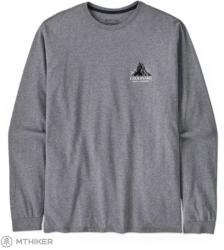Patagonia Chouinard Crest Responsibili-Tee, kavicsos heather (L)