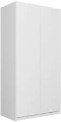 Nidilio SD-90 Gardróbszekrény - Akasztós és Polcos Résszel, Fehér