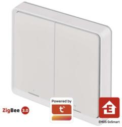 EMOS H5012 GoSmart Okos Szcenárió Kapcsoló IP-2002ZW ZigBee 3.0 - Hordozható, 2 Funkciós (H5012)