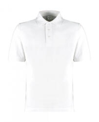 Kustom Kit Férfi rövid ujjú galléros póló Kustom Kit Classic Fit Cotton Klassic Superwash 60° Polo S, Fehér