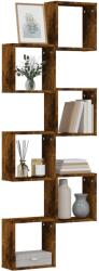 Bútor-market 6 db füstös tölgy színű fali kockapolc 30 x 15 x 30 cm