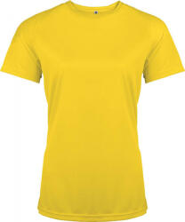 Proact Női póló Proact PA439 Ladies' Short-Sleeved Sports T-Shirt -XS, True Yellow