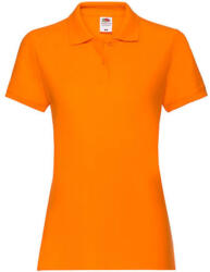 Fruit of the Loom Női Galléros póló Rövid ujjú Fruit of the Loom Premium Polo Lady-Fit - 2XL (18), Narancssárga
