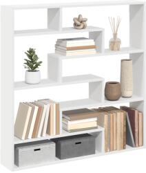 Bútor-market Fehér szerelt fa fali kockapolc 7 rekeszes színű