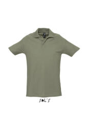 SOL'S Férfi galléros póló SOL'S SO11362 Sol'S Spring Ii - Men’S pique polo Shirt -L, Khaki