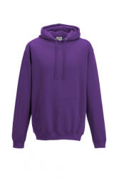 Just Hoods Uniszex kapucnis pulóver Just Hoods AWJH001 College Hoodie -XS, Ultra Violet