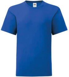 Fruit of the Loom Gyerek rövid ujjú póló Fruit of the Loom Kids' Iconic 150 T -140 (9-11), Királykék