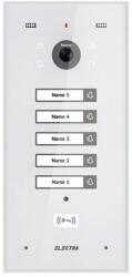 ELECTRA Videointerfon de exterior Electra VPH. 05F03. ELWTL, 5 familii, montaj incastrat, 4 fire, RFID, alb (VPH.05F03.ELWTL)