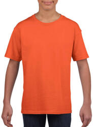 Gildan Gyerek póló Rövid ujjú Gildan Softstyle Youth T-Shirt - L (140/152), Narancssárga