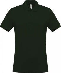 Kariban Férfi galléros póló Kariban KA254 Men'S Short-Sleeved piqué polo Shirt -L, Dark Khaki