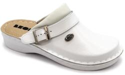 Leon Comfort V202 Női Bőr Klumpa - Fehér-zárt, 41-es Méret