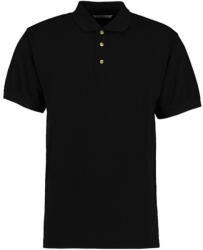Kustom Kit Férfi galléros póló rövid ujjú Kustom Kit Workwear Polo/Superwash - M, Fekete