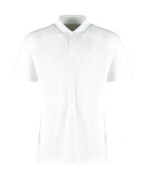 Kustom Kit Férfi rövid ujjú galléros póló Kustom Kit Regular Fit Cooltex Plus Micro Mesh Polo XL, Fehér