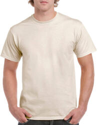 Gildan Férfi póló Rövid ujjú Gildan Heavy Cotton Adult T-Shirt - M, Naturál