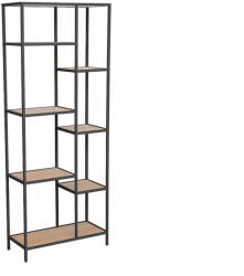 Signal Costa Modern Polcos Állvány Laminált Tölgy Fekete Geometrikus