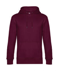 B&C Collection Uniszex kapucnis hosszú ujjú pulóver B and C KING Hooded XL, Sötét Cherry