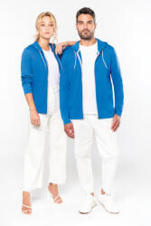 Kariban Uniszex Kariban KA438 Könnyű pamut Kapucnis pulóver -XL, Light Royal Blue