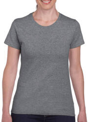 Gildan Női póló Rövid ujjú Gildan Ladies' Heavy Cotton? T-Shirt - S, Heather grafitszürke