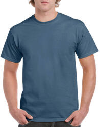 Gildan Férfi póló Rövid ujjú Gildan Heavy Cotton Adult T-Shirt - XL, Indigókék